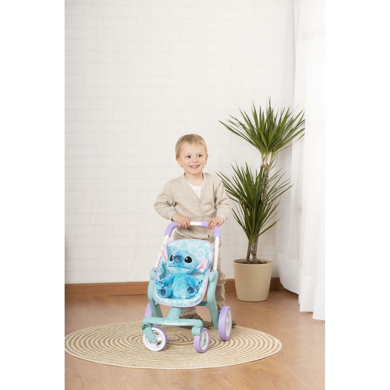Juego Simbólico Niños: Silla Paseo Stitch Smoby para Muñecas