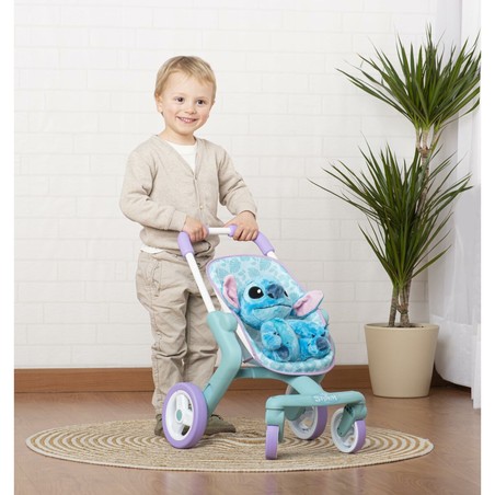 Juego Simbólico Niños: Silla Paseo Stitch Smoby para Muñecas