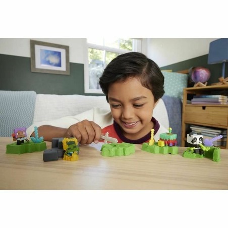 Bloques Construcción Infantiles Mattel apilados, vista lateral