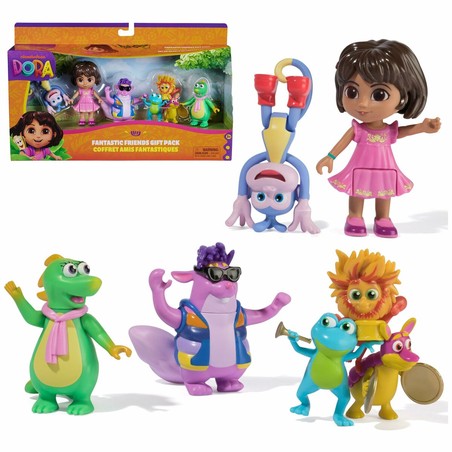 Figuras Acción Niños Dora: Set Amigos Articulados