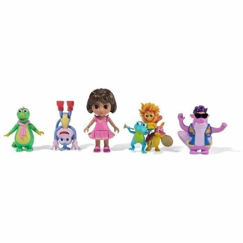 Figuras Acción Niños Dora: Set Amigos Articulados