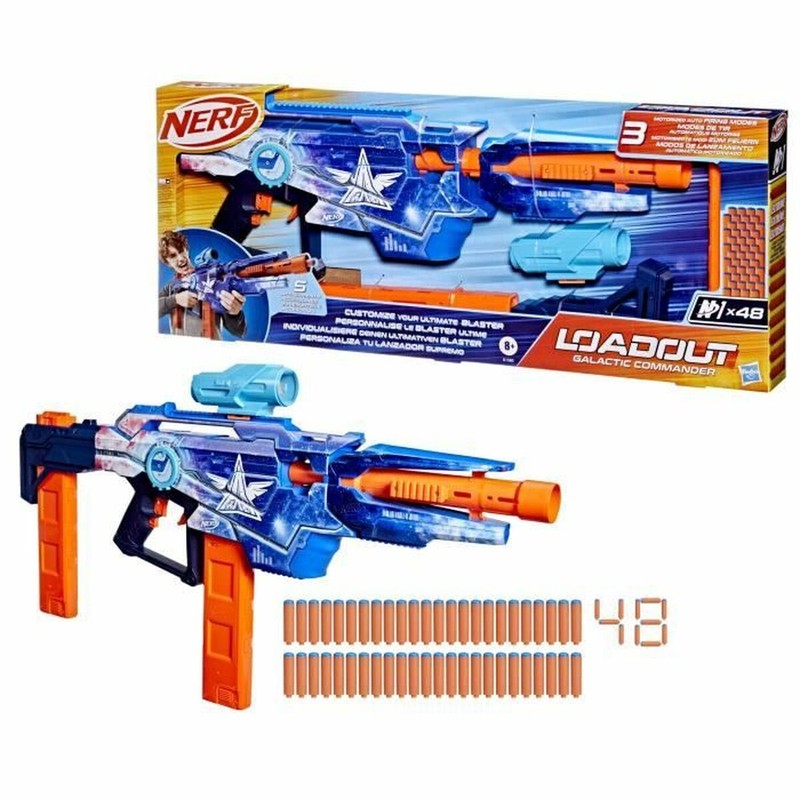 Juguetes Exterior Niños: Pistola de Dardos Nerf Motorizada Hasbro - Compra online en MegaJuguetes