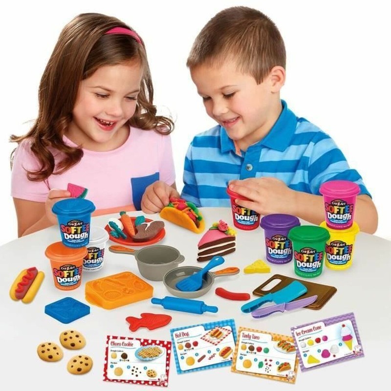 Plastilina colores vibrantes para crear figuras divertidas