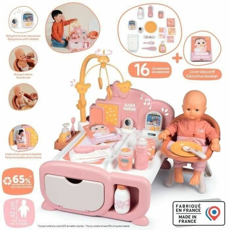 Juego Simbólico Niños Smoby - Set de Limpieza Educativo