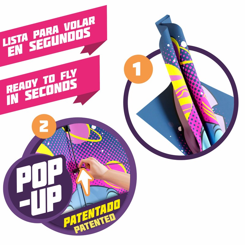 Juguetes Exterior Niños Cometa Stitch Pop-Up