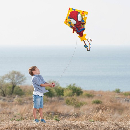 Juguetes Exterior Niños: Cometa Spider-Man Fácil de Volar