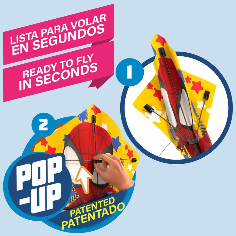 Juguetes Exterior Niños: Cometa Spider-Man Fácil de Volar