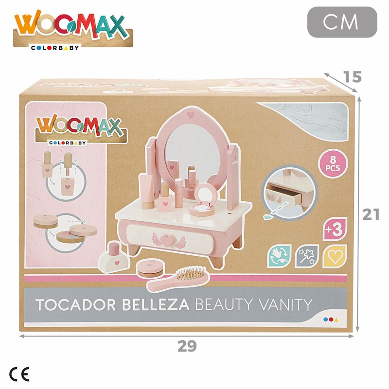 Juego Simbólico Niños: Tocador Woomax con Accesorios