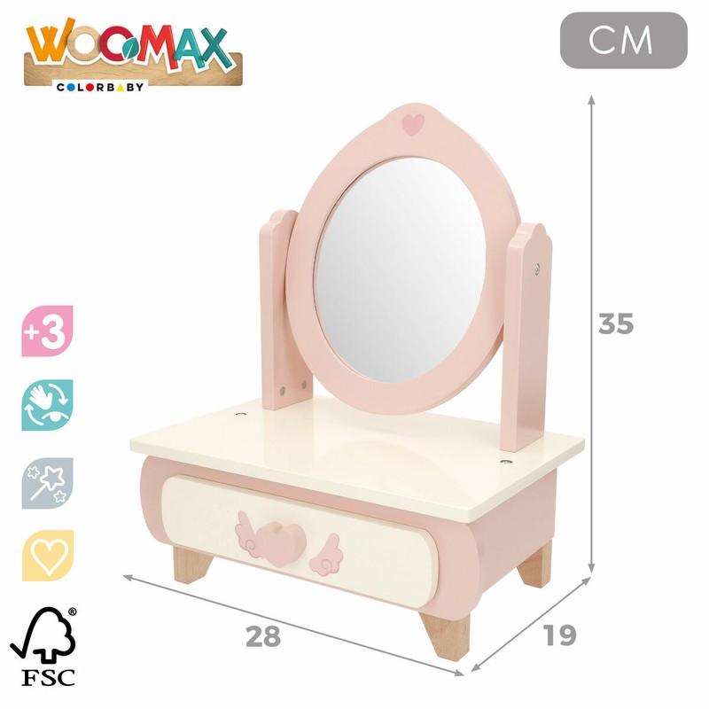 Juego Simbólico Niños: Tocador Woomax con Accesorios