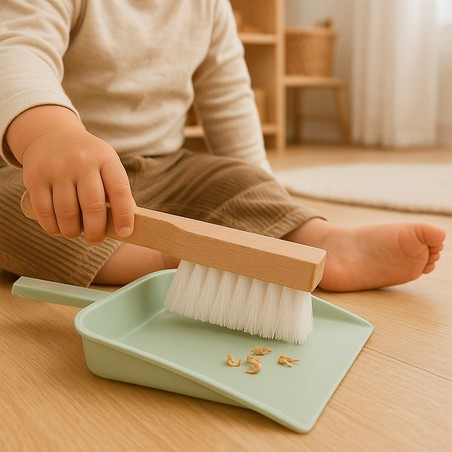 Juego Simbólico Niños Woomax: Set de Limpieza de Madera Educativo