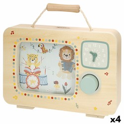Juego Simbólico Niños: Televisión Interactiva Woomax de Madera - Compra online en MegaJuguetes