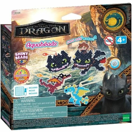 set dibujo artístico para niños con aquabeads y criaturas míticas