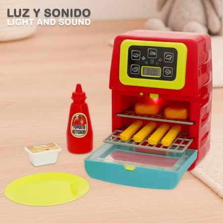 Juego Simbólico Niños: Freidora Juguete PlayGo Luz y Sonido