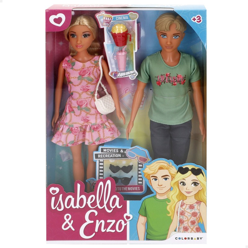 Figuras Acción Niños Isabella y Enzo - Cita de Cine Colorbaby - Compra online en MegaJuguetes