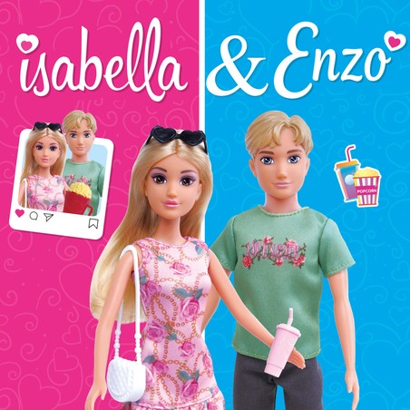 Figuras Acción Niños Isabella y Enzo - Cita de Cine Colorbaby