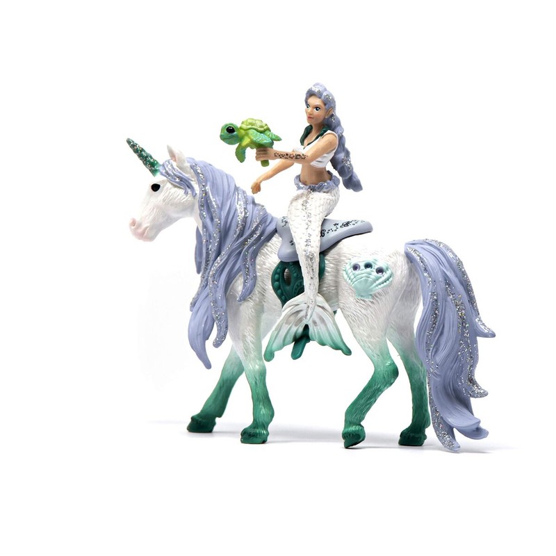 Figuras Acción Niños Schleich Bayala Unicornio Sirena 4 Piezas