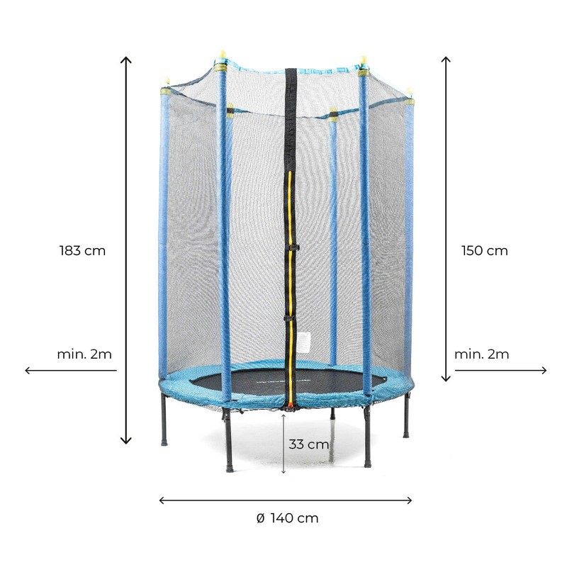 Juguetes exterior niños: Cama Elástica Infantil Zuply con Red - Compra online en MegaJuguetes