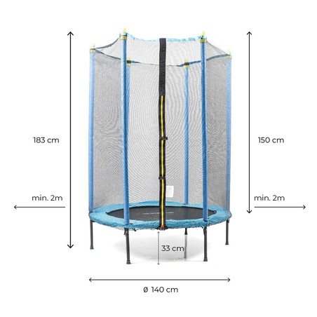 Juguetes exterior niños: Cama Elástica Infantil Zuply con Red - Compra online en MegaJuguetes