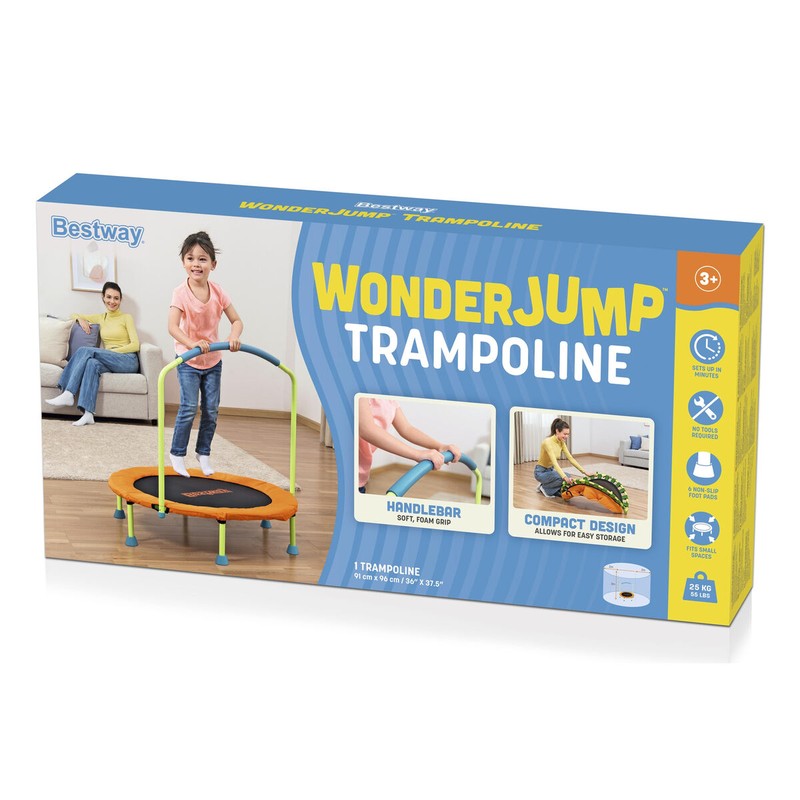 Juguetes Exterior Niños: Cama de Saltar Bestway 91x96 cm para Jardín - Compra online en MegaJuguetes
