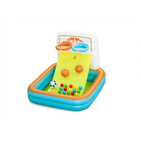 Juguetes Exterior Niños: Piscina Hinchable Bestway Kick N'Swish con Canastas y Bolas - Compra online en MegaJuguetes
