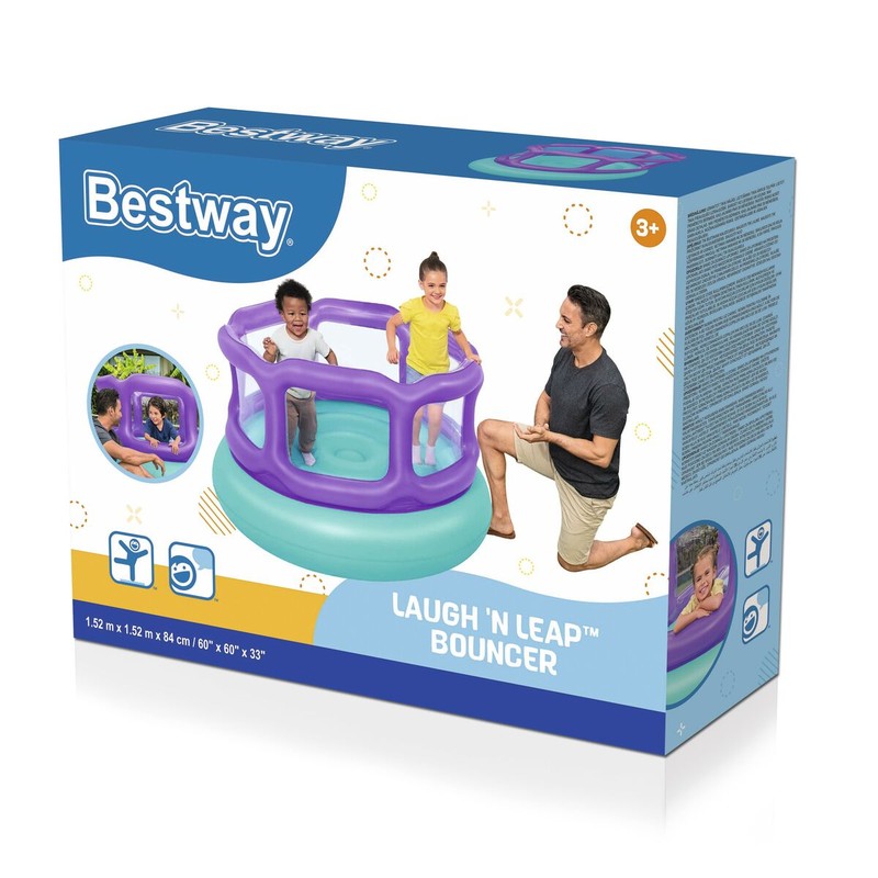 Juguetes Exterior Niños: Saltador Hinchable Bestway con Bolas - Compra online en MegaJuguetes