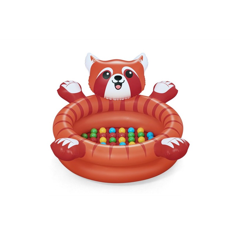 Juguetes exterior niños: Piscina de Bolas Hinchable Bestway Panda Acolchada - Compra online en MegaJuguetes