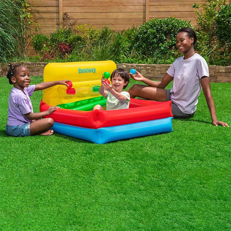 Juguetes Exterior Niños: Piscina Hinchable Bestway con Bolas y Juegos - Compra online en MegaJuguetes