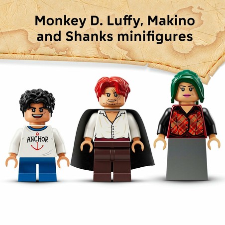 Set construcción educativo LEGO ONE PIECE con piezas de plástico duradero
