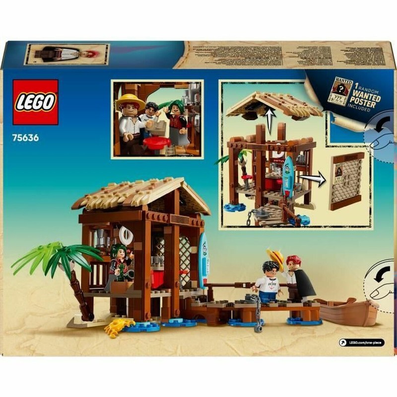 Primer plano de las piezas LEGO ONE PIECE