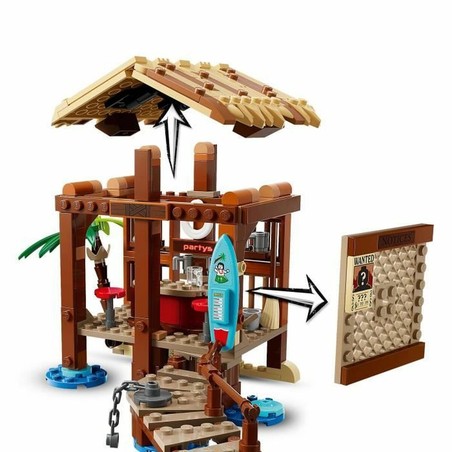 Componentes del set LEGO ONE PIECE Bar Fucsia