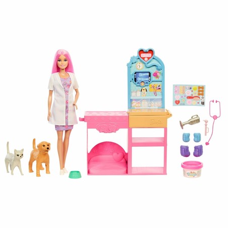 Juguete veterinario infantil Barbie, estimula la empatía