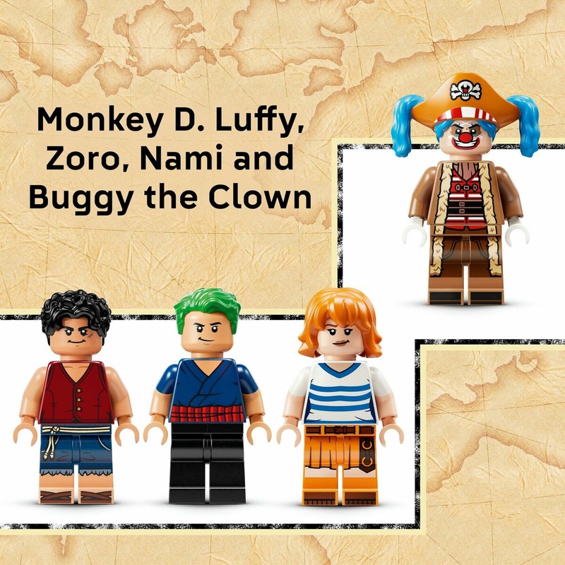 Set construcción educativo LEGO One Piece para 8 años