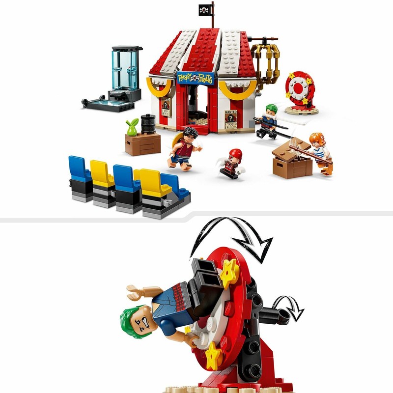 Figura Buggy el Payaso LEGO detallada