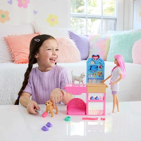 Clínica de mascotas para niños pequeños, juego simbólico