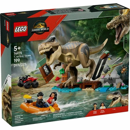 Juguetes Construcción Niños LEGO Jurassic World T.Rex River Escape - Compra online en MegaJuguetes