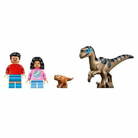 Escena de juego con LEGO Jurassic World 76972, aventuras con dinosaurios