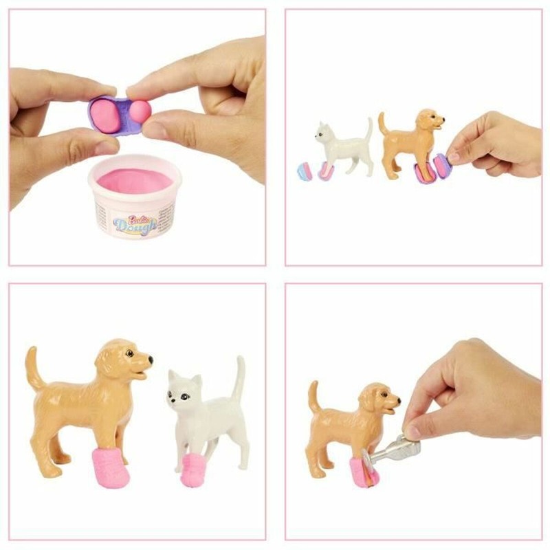 Barbie veterinaria curando a sus amigos peludos