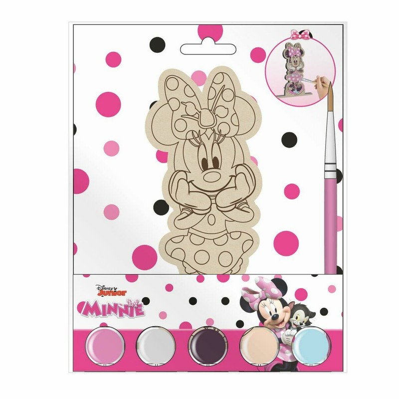 Set de manualidades para niños Minnie Mouse de madera