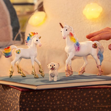 figuras de plástico resistente unicornio