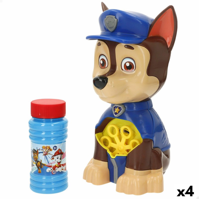 máquina burbujas Patrulla Canina Chase con niño jugando