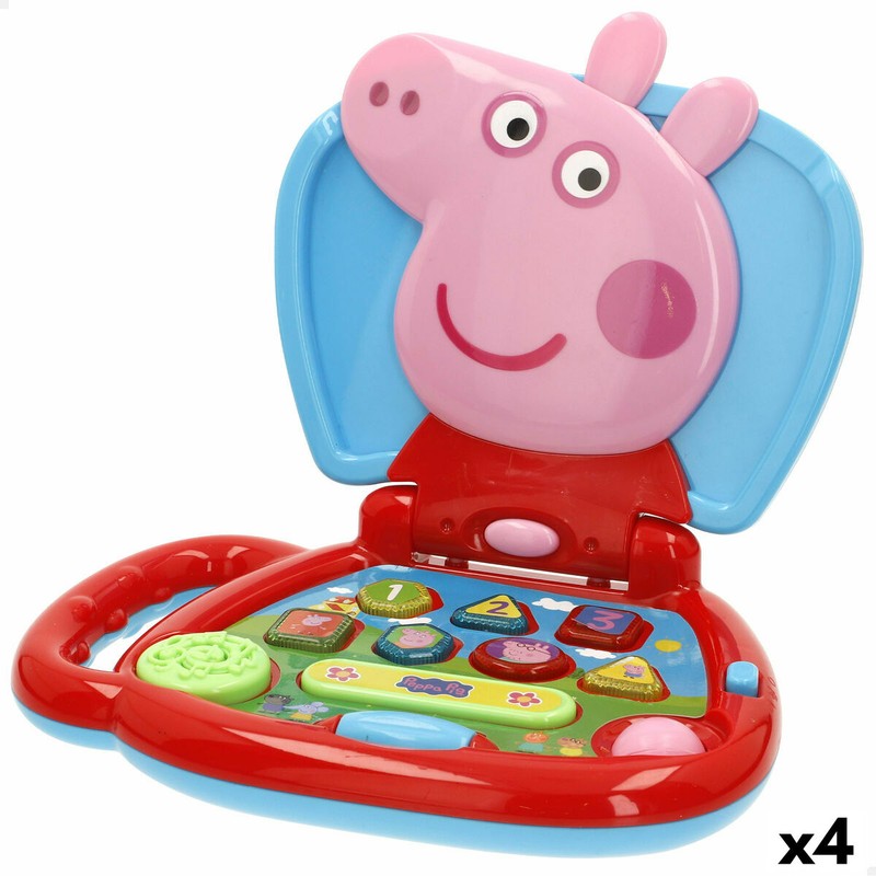 Ordenador de juguete Peppa Pig Inglés interactivo para bebés