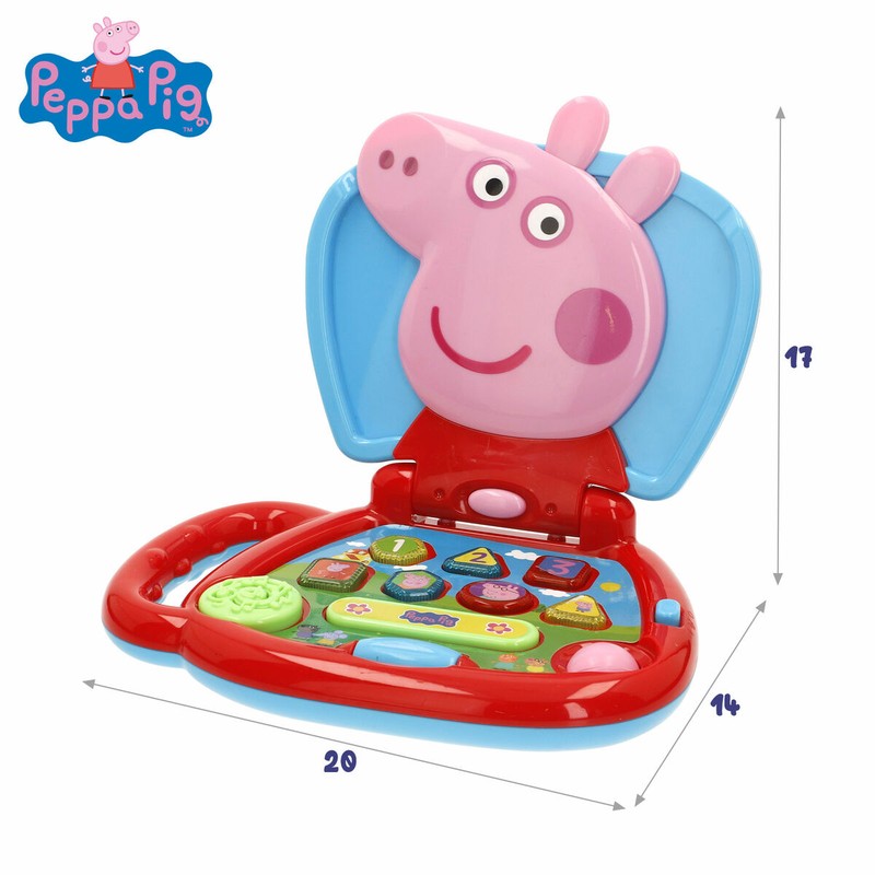 Ordenador infantil bilingüe Peppa Pig para estimulación temprana