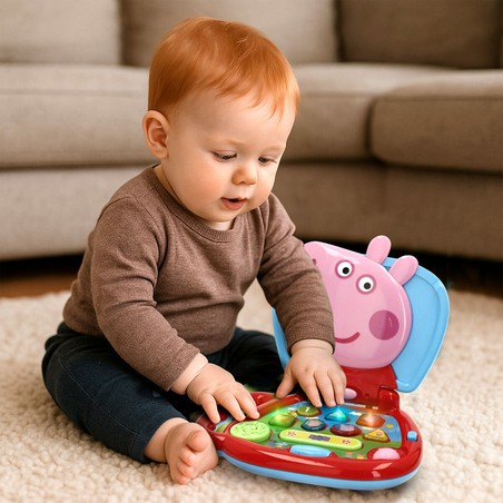 Peppa Pig ordenador interactivo para desarrollar motricidad fina