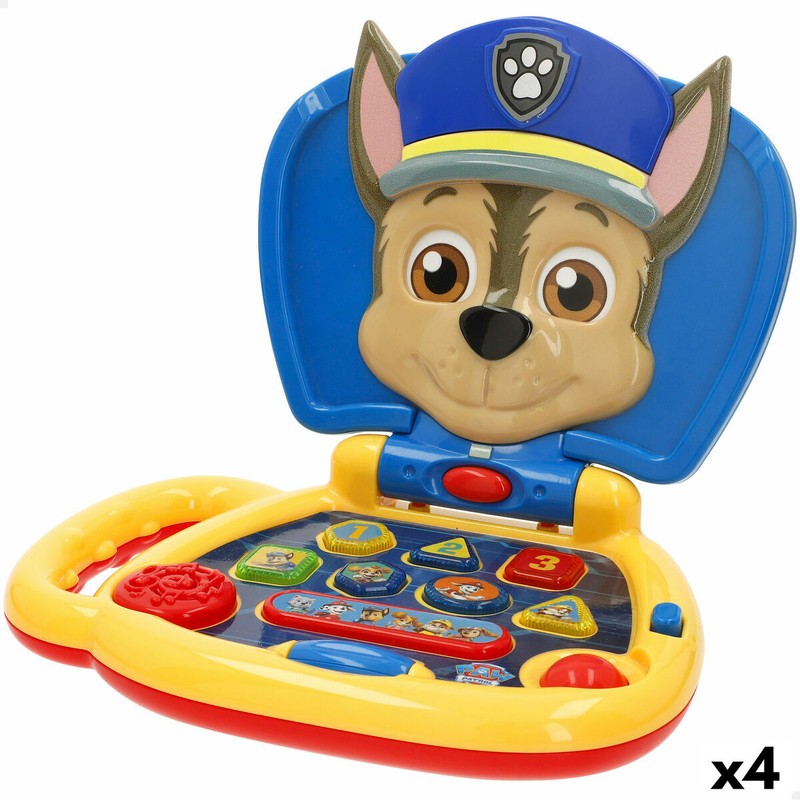 Ordenador de juguete Paw Patrol Chase interactivo, ideal para <strong>juguetes construcción niños</strong>