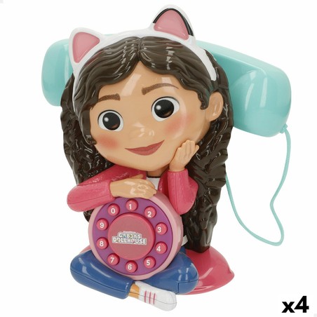 Teléfono de Juguete Gabby's Dollhouse interactivo con sonidos y figura de Gabby