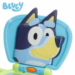 Ordenador juguete Bluey interactivo con pantalla y botones de colores. 2