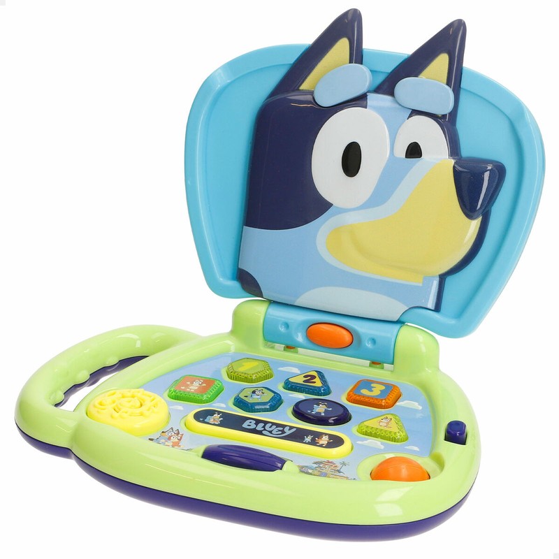 Set de 4 unidades del ordenador de juguete Bluey para regalo.