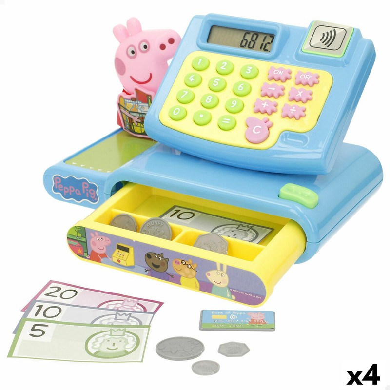Caja registradora Peppa Pig de juguete con accesorios
