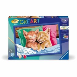Set de manualidades niños Ravensburger CReart Gatos
