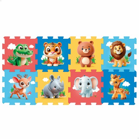 Juguetes construcción niños puzzle EVA animales